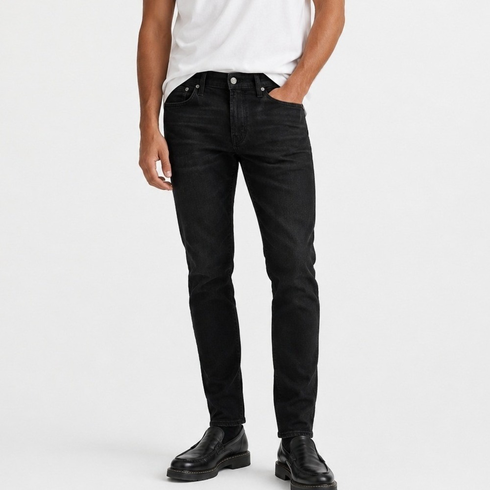 Madewell Mens Slim Fit Jeans Black Wash Stretch‎ Denim 35 x 333